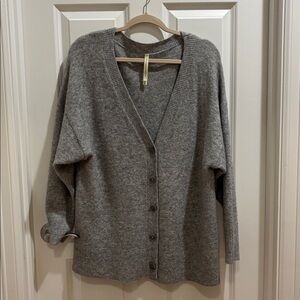 Babaton Aritzia Charcoal Gray Oversized Women's Cardigan -  XS